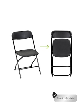 Silla plegable 10 piezas Gardecor de plástico