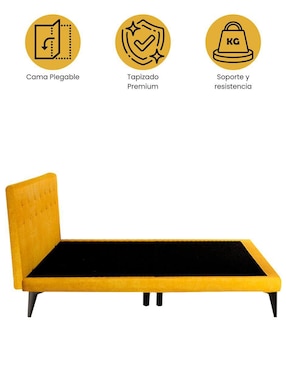 Cama Roomi de metal king size