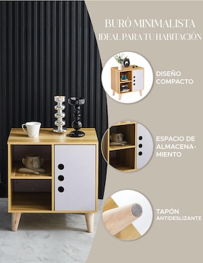 Buró armable Drawer Elly de MDF