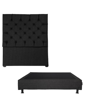 Set Recámara Dicasa Capri Orly Trini de madera