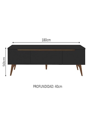 Mesa para Tv Reims Madesa de aglomerado y madera