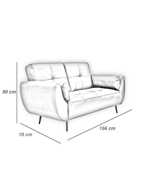 Love seat Confortopiel Toronto