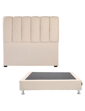 Set Recámara Dicasa Kami Trini de madera pino