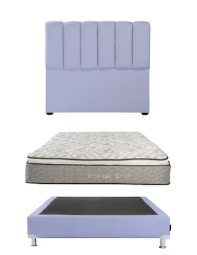 Set Recámara Dicasa Kami Vail de madera pino