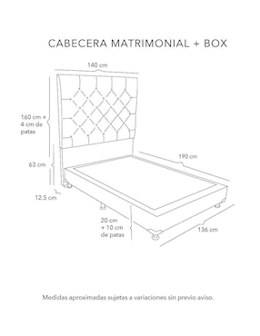 Set Recámara Dicasa Capri Premier de madera pino