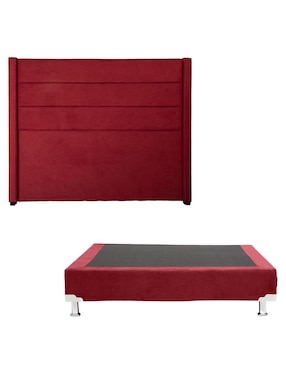 Set Recámara Dicasa Lugo Red Roll de madera pino