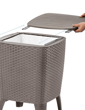 Enfriador MQ Cooler Table Taupe de polipropileno