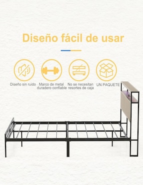 Base para cama Fabato de MDF