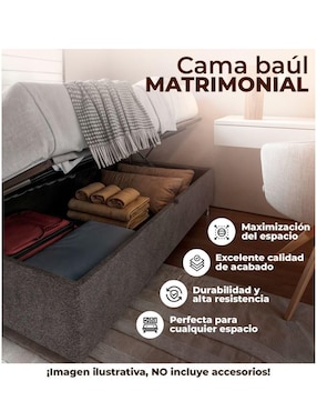 Cama Baúl Kennedy Jaco Matrimonial