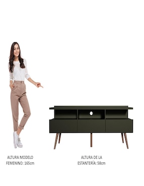 Mesa de TV armable Londres Madesa de madera