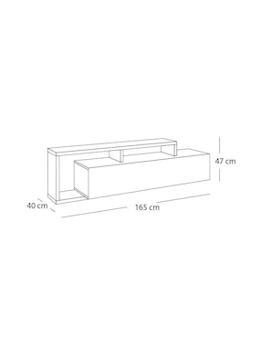 Mueble de tv Elixir Sochic de MDF