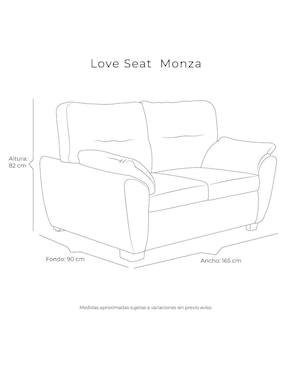 Love seat Dicasa Monza