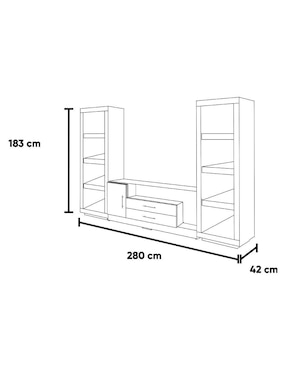 Mueble de tv Kessa de MDF