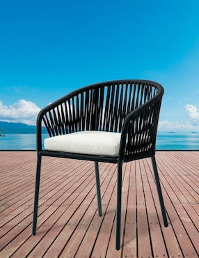 Silla Mikonos Sochic de ratán natural