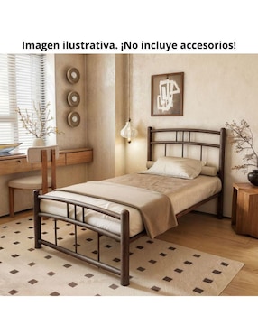 Cama Industrial Jaco de acero matrimonial