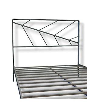Cama industrial jaco de acero matrimonial