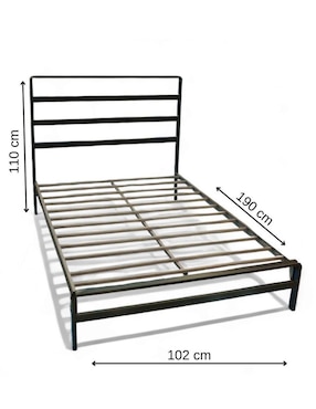 Cama Industrial Jaco de acero individual