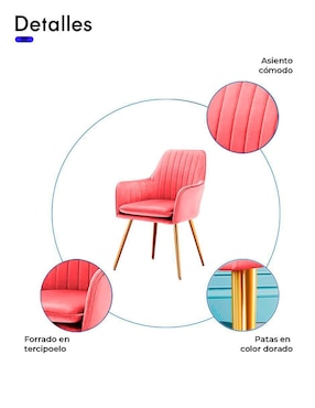 Silla 2 piezas Kitul de acero