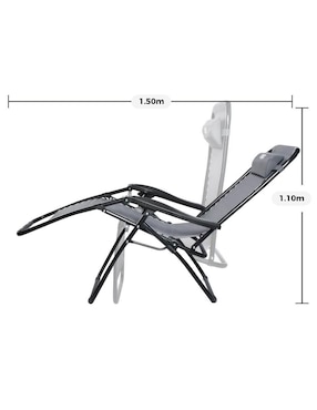 Silla plegable Gravedad Cero Eke Life Home
