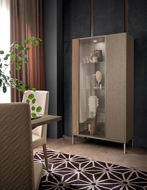 Vitrina City Life Alf Italia de chapa madera