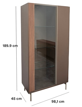 Vitrina City Life Alf Italia de chapa madera