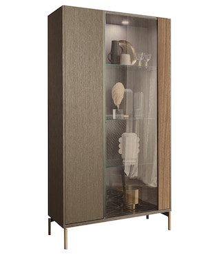 Vitrina City Life Alf Italia de chapa madera