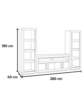 Mueble de tv Kessa de MDF