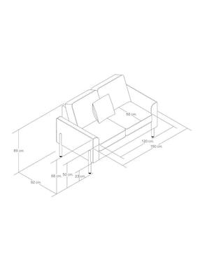 Love seat Boal Boal Basics Eclipse
