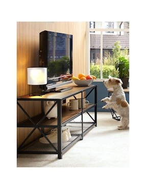 Mueble de tv Bluelander de metal y madera