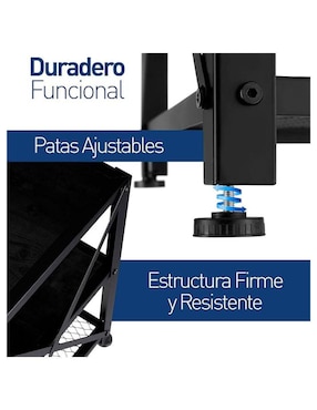 Mueble de tv Bluelander de metal y madera