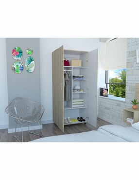 Armario Excelsior Iko Closet Iko Beige de melamina
