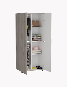 Armario Excelsior Tera Closet Tera Gris de melamina