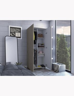 Armario Excelsior Tera Closet Tera Gris de melamina
