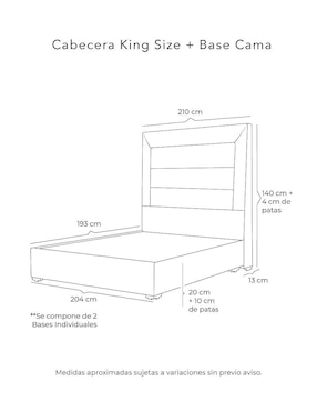Cama Blend Nizzo Dicasa de madera pino