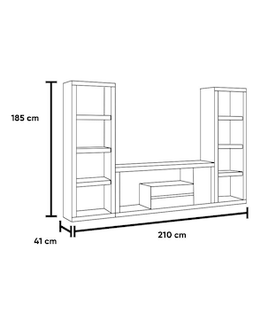 Mueble de tv Erandio Kessa de MDF