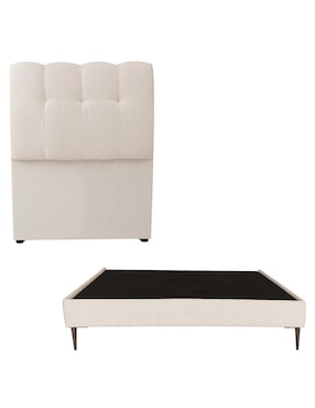 Cama Nube Slim Dicasa de madera pino