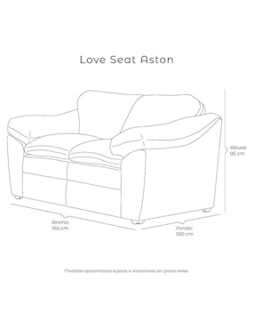 Sala modular Aston Dicasa de tela