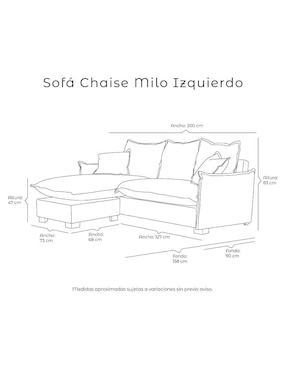 Chaise lounge Milo Dicasa de tela