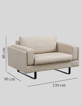 Sillón Galileo Dawood de piel