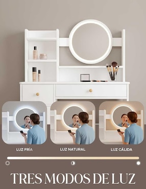 Tocador armable Elly-Decor estilo buro