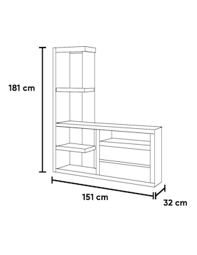 Mueble de tv Erandio Kessa de MDF