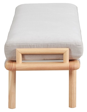 Pie de cama Haus Alva Re de madera