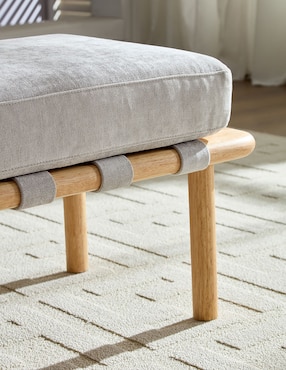 Pie de cama Haus Alva Re de madera