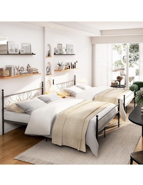 Base para cama armable Ilker Home Make de metal