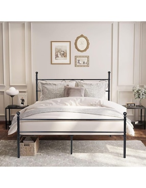 Base para cama armable Ilker Home Make de metal