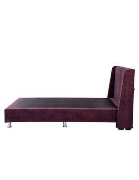 Cama Milan Velvet Dicasa de madera pino