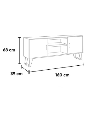 Mueble de tv Kessa de MDF