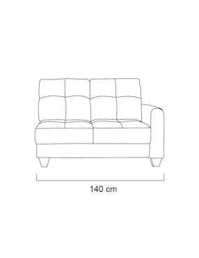 Sala modular derecha Curazao Artaban