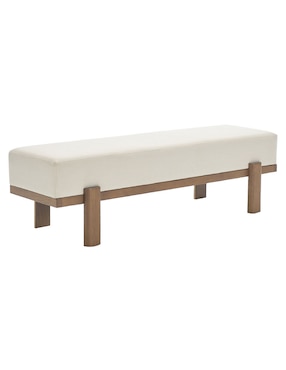 Pie de cama Haus Amanda Re de madera