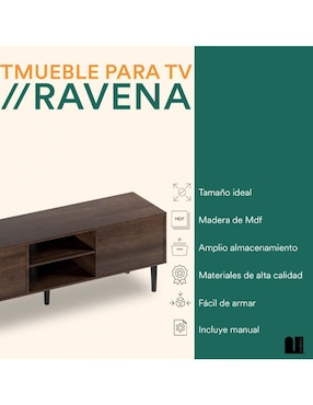 Mueble de tv Ravena Mubson de MDF